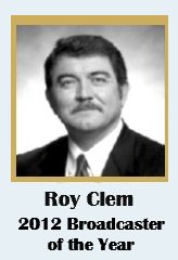 Roy Clem , ABA Broadcaster of the Year 2012