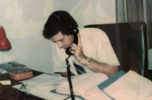 Fred Vinson at his desk